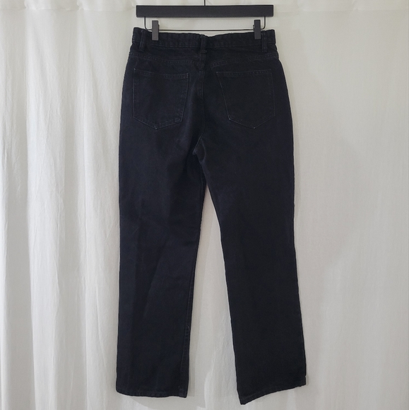 Zara High Rise Baggy Jeans in Black Women’s Size 10 - Picture 2 of 3